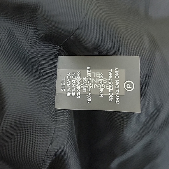 NWT. Calvin Klein velour open front patterned open front blazer size 12 - Picture 11 of 11